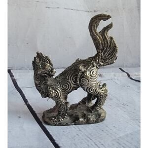Kraisorn Jumlang pewter Dragon molded sculpture